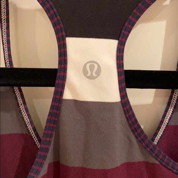 Lululemon striped racerback tank - Picture 3 of 3